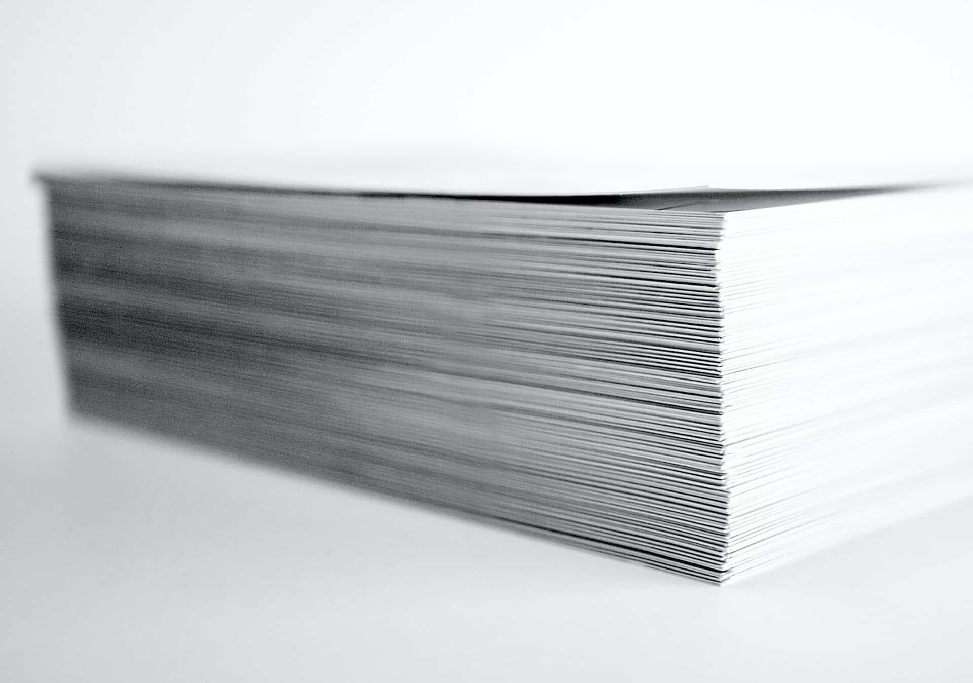Stack of paper